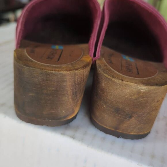 Moheda pink clogs made in Sweden size   6. 5  - 7. Sz 37 - Picture 5 of 7